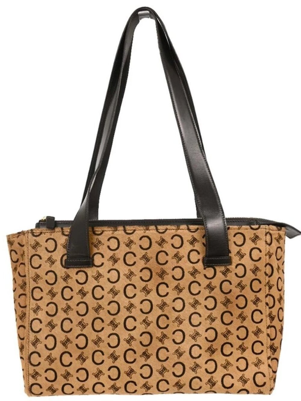 Celine Beige Brown C Macadam Tote Handbag MC99/2 177298